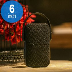 Portable Bluetooth Speaker MY220 with Microphone (Black)